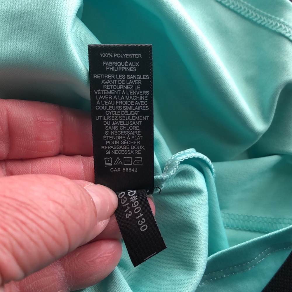 Express Strapless Seafoam Green Flowy Dress Sz M - Picture 6 of 6